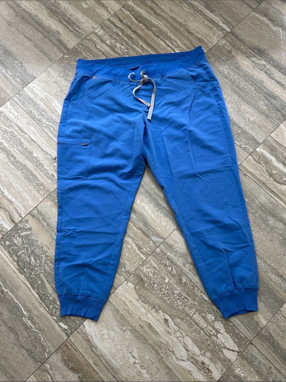 Figs women’s Zamora Jogger Scrub Pant ceil blue size XL petite